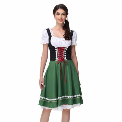 Dirndl-kostuum met blouse – Oktoberfest | Klassieke traditionele outfit voor vrouwen