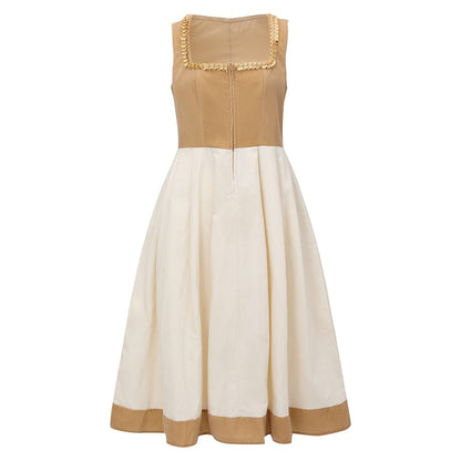Dirndl met luipaardprint in kaki – Oktoberfest | Een wild statement in moderne traditionele stijl