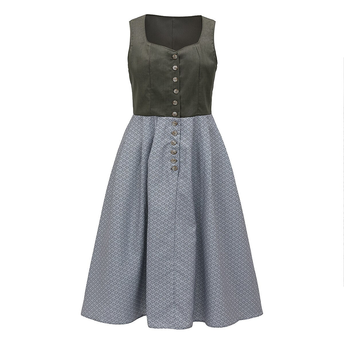 Dirndljurk met schort – Oktoberfest | Wiesn-outfit voor een charmante verschijning in klederdracht
