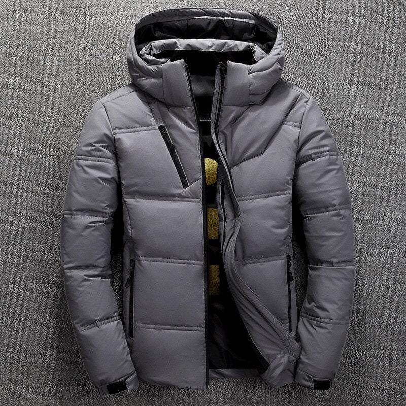 Winterjas voor heren – Met capuchon – Diepe isolatie – Modern ontwerp