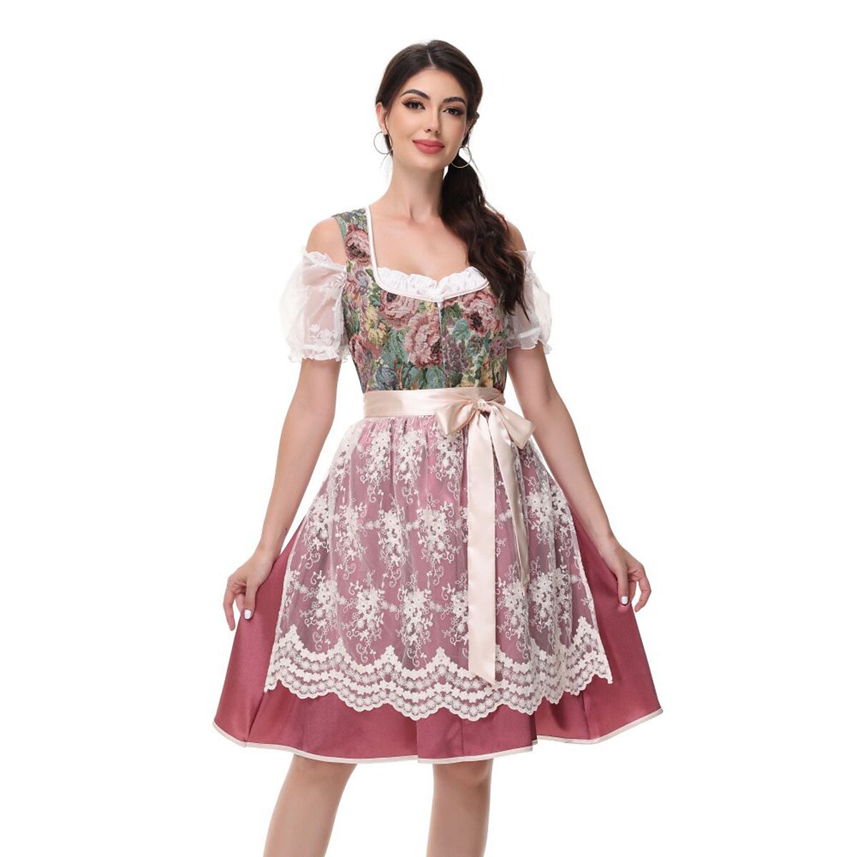 Duitse Dirndl in traditionele stijl – Oktoberfest | Klassieke klederdracht voor feestelijke gelegenheden
