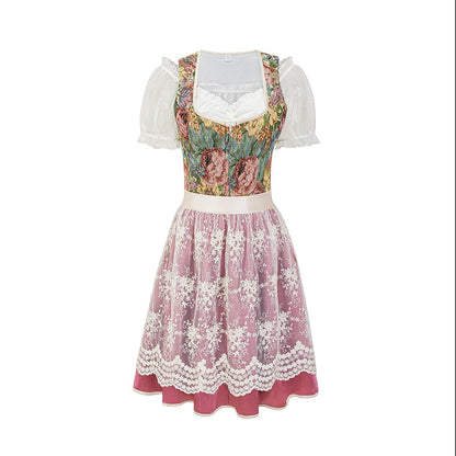 Duitse Dirndl in traditionele stijl – Oktoberfest | Klassieke klederdracht voor feestelijke gelegenheden