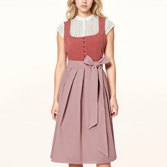 Elegante dirndljurk met schort – Oktoberfest | Klederdrachtjurk voor een stijlvolle verschijning