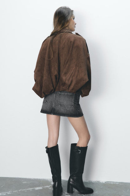 Ember imitatiesuède cropjack