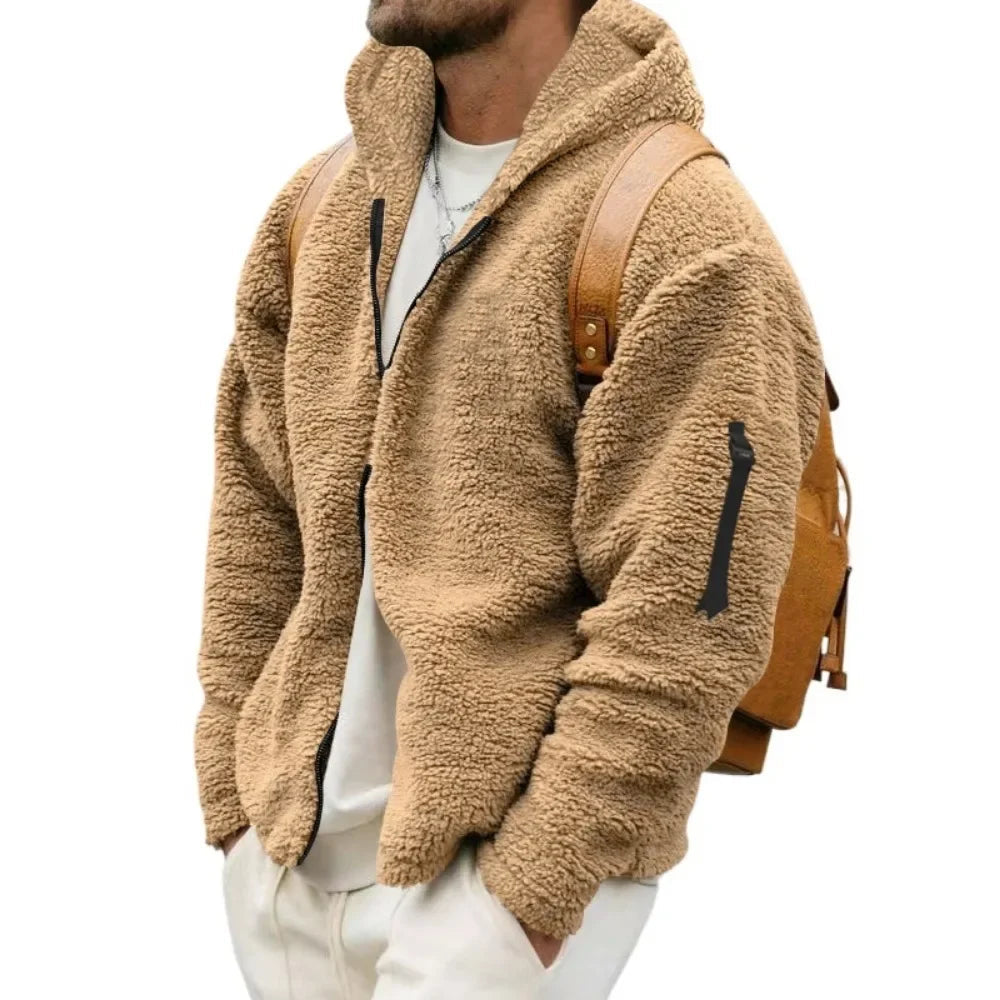 Fleece hoodiejack voor heren – Warm en comfortabel – Veelzijdig gebruik – Duurzaam materiaal