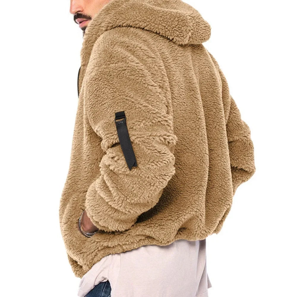 Fleece hoodiejack voor heren – Warm en comfortabel – Veelzijdig gebruik – Duurzaam materiaal
