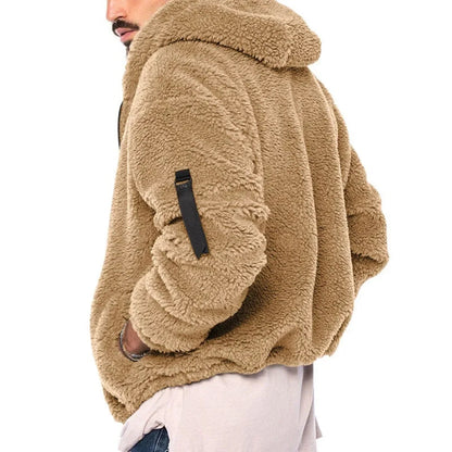 Fleece hoodiejack voor heren – Warm en comfortabel – Veelzijdig gebruik – Duurzaam materiaal