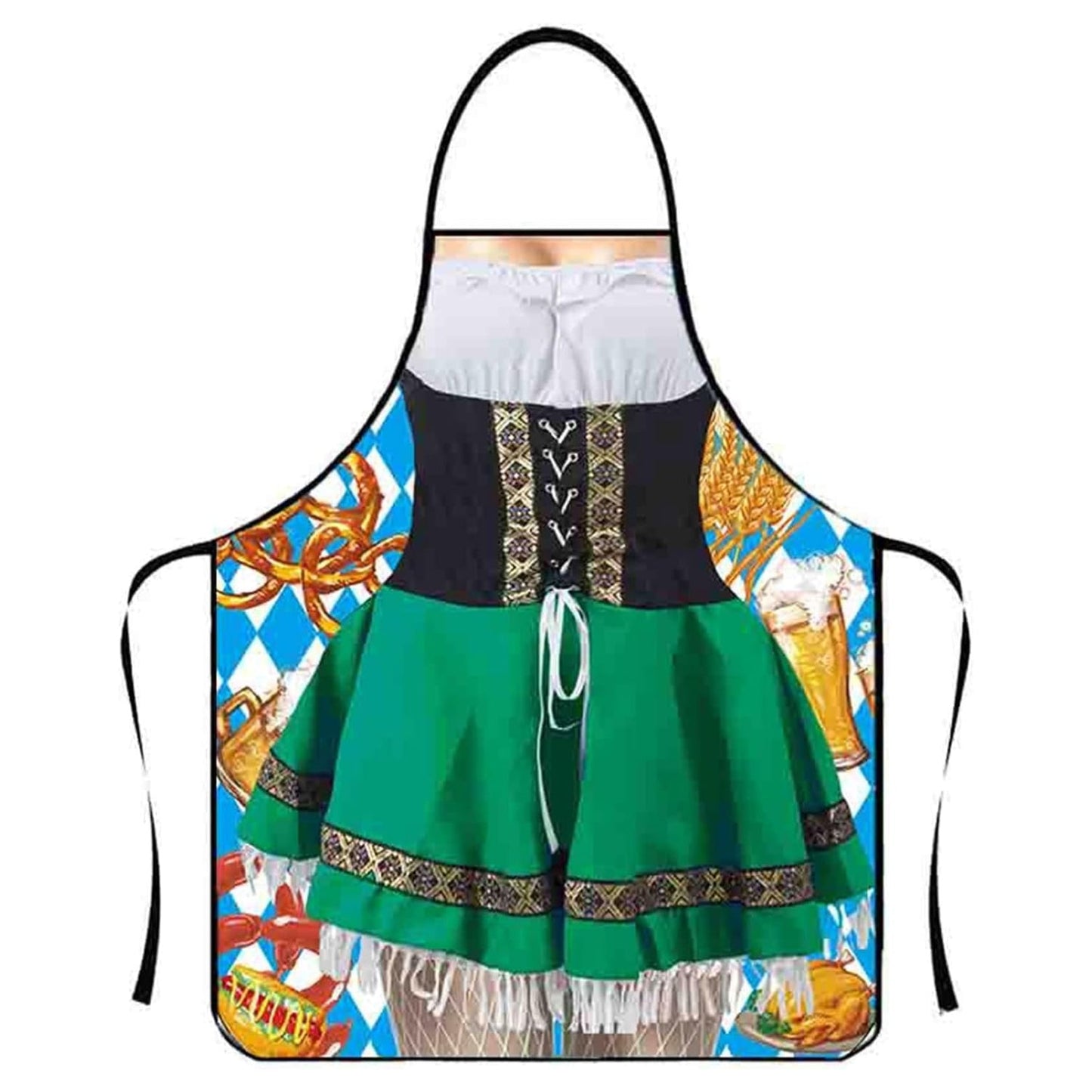 Grappige Oktoberfest-schorten – traditionele klederdrachtlook | Perfect voor stellen met gevoel voor humor