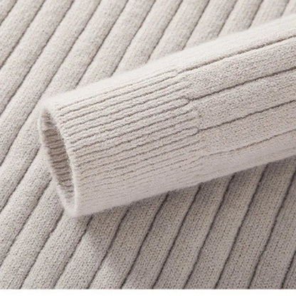 Heren trui met halve ritssluiting – Verhoogd comfort – Moderne look – Lichtgewicht warmte