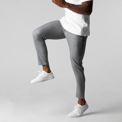 Heren chino broek – zachte stof – flexibel ontwerp – smart-casual stijl