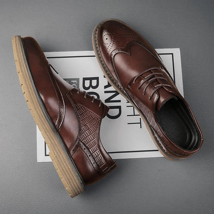 Klassieke herenschoenen – Hoogwaardig leer – Comfortabel ontwerp – Klassieke pasvorm