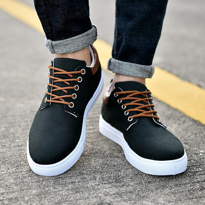 Heren sneakers – Lichtgewicht en ondersteunend – Vetersluiting – Ademend materiaal