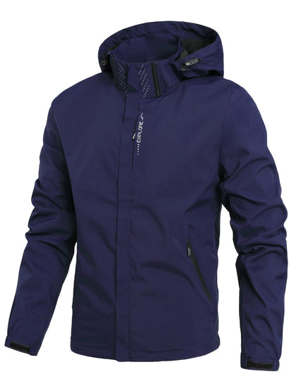Heren windjack met capuchon – Waterdicht – Lichtgewicht – Comfortabel