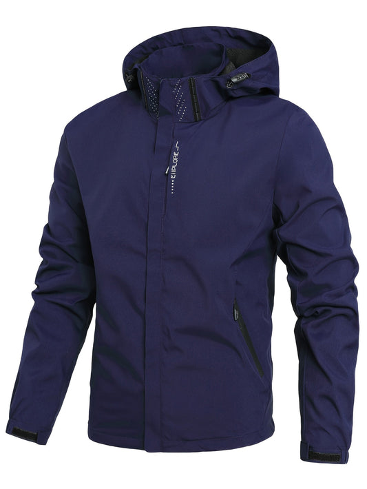 Heren windjack met capuchon – Waterdicht – Lichtgewicht – Comfortabel