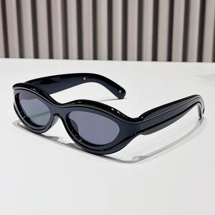 Heren Zonnebril – Futuristisch Design – UV400 Bescherming – Krasbestendige Lenzen