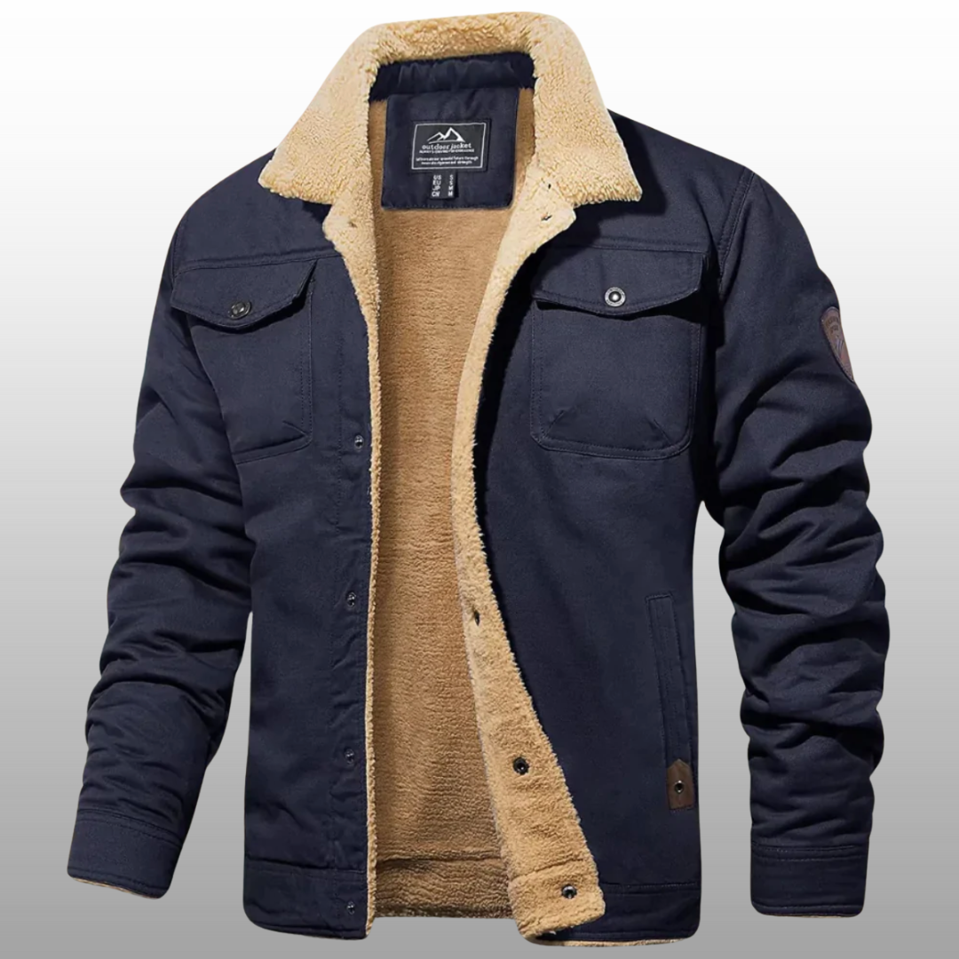 Heren winterjas - elegant, kort model met geïsoleerde voering | Daniel