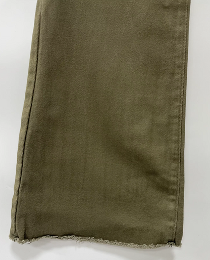Damesjeans – Hoge taille – Uitlopende pijpen – Comfortabele pasvorm