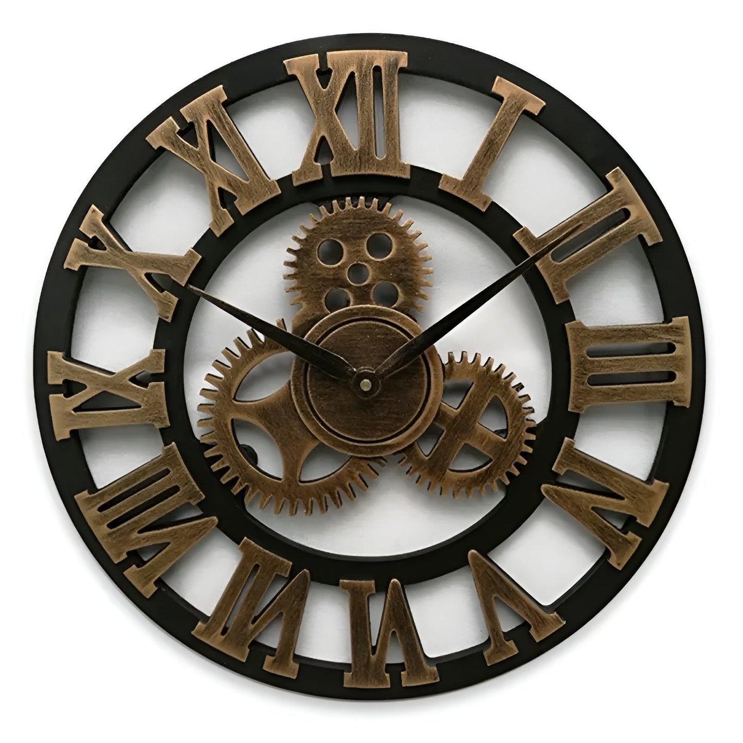 Industriele Wandklok Met Gears