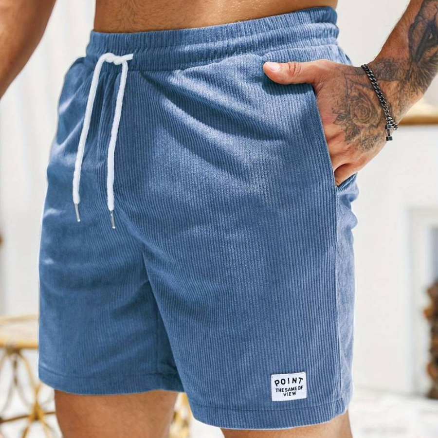 Herenzomerbroek – Vintage look – Ademend materiaal – Relaxte pasvorm