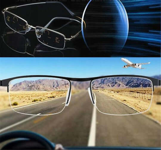 Leesbril met intelligente multifocale glazen