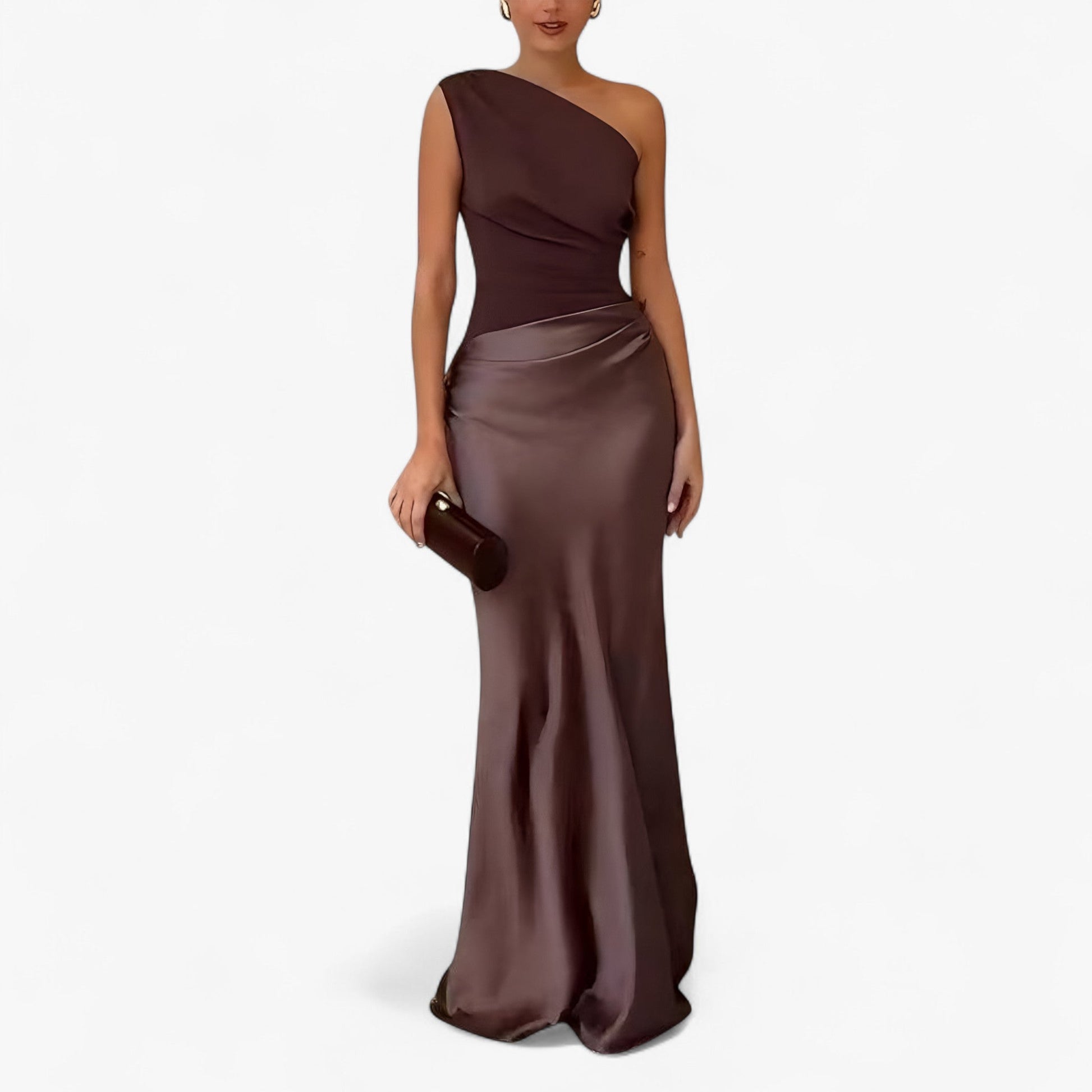 Lucie | Dames Asymmetrische Maxijurk