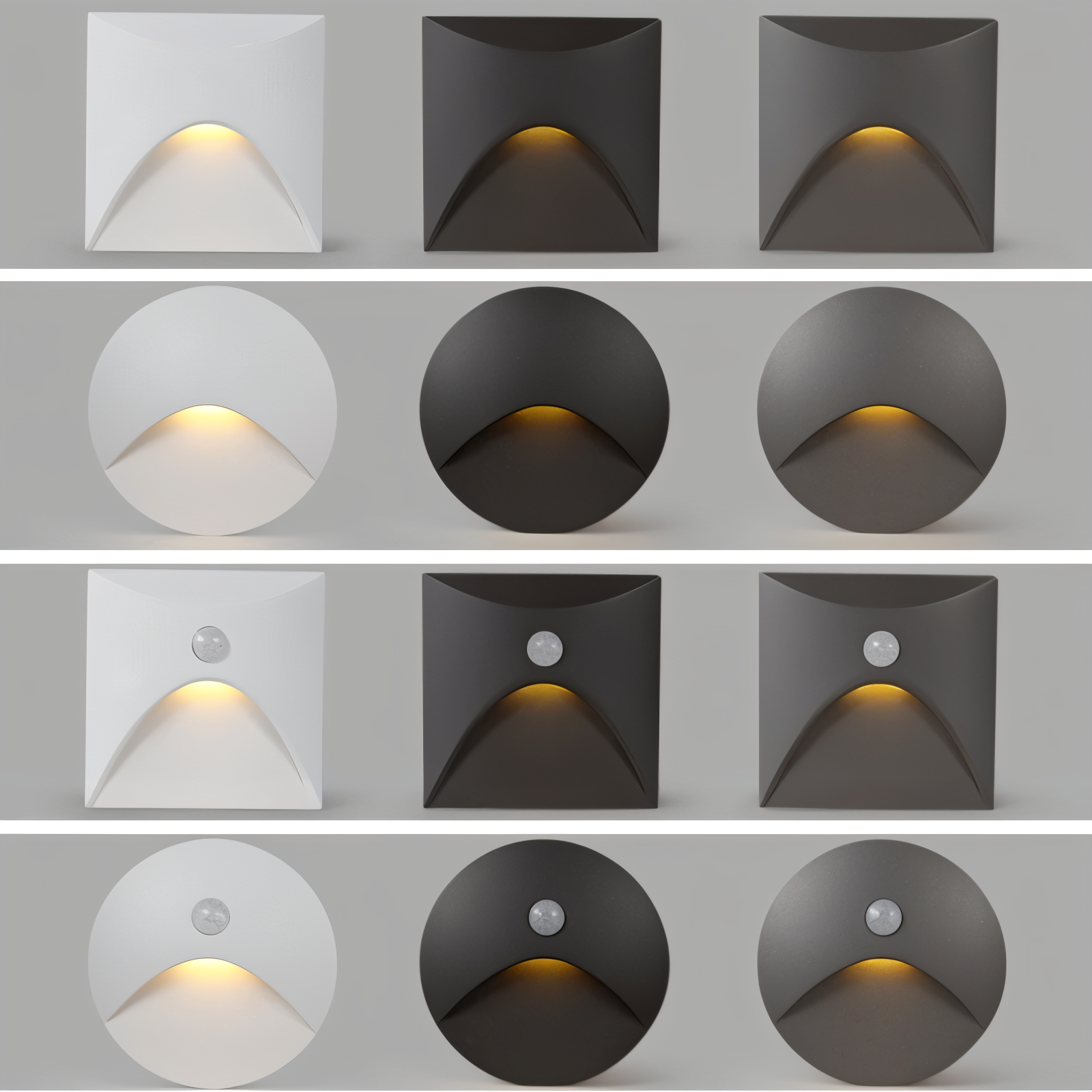 LuminiPath - Waterdichte IP65 Wandlamp - Binnen- en Buitenwandlamp - Bewegingssensor Wandlamp LED