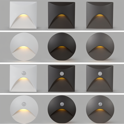 LuminiPath - Waterdichte IP65 Wandlamp - Binnen- en Buitenwandlamp - Bewegingssensor Wandlamp LED