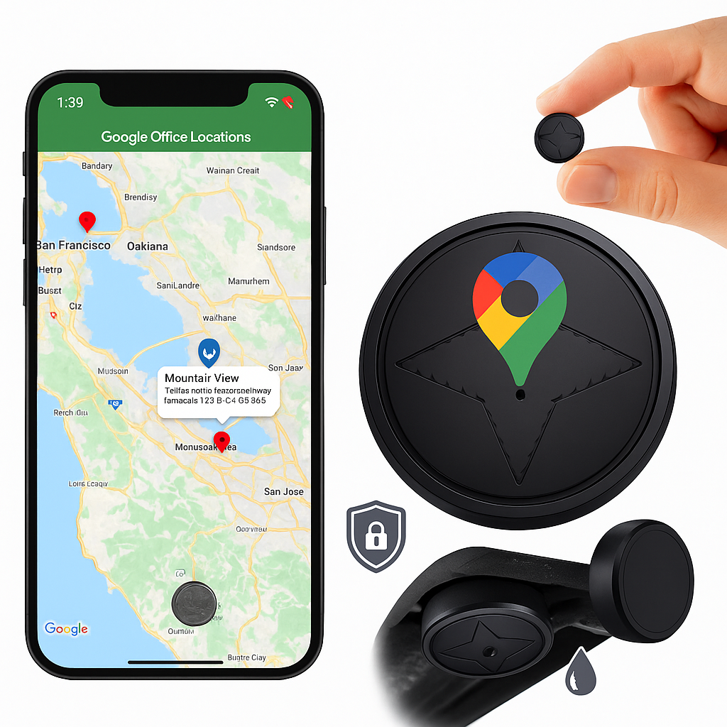 Magnetische Echt-time GPS-tracker voor auto's