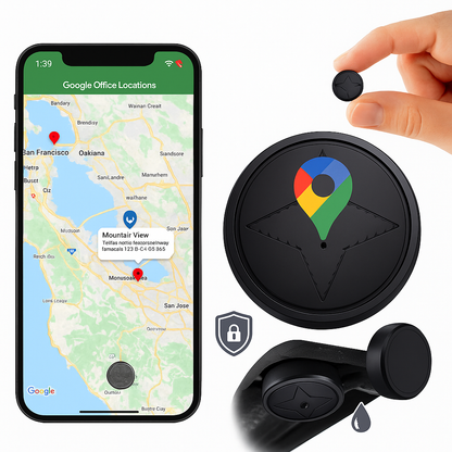 Magnetische Echt-time GPS-tracker voor auto's