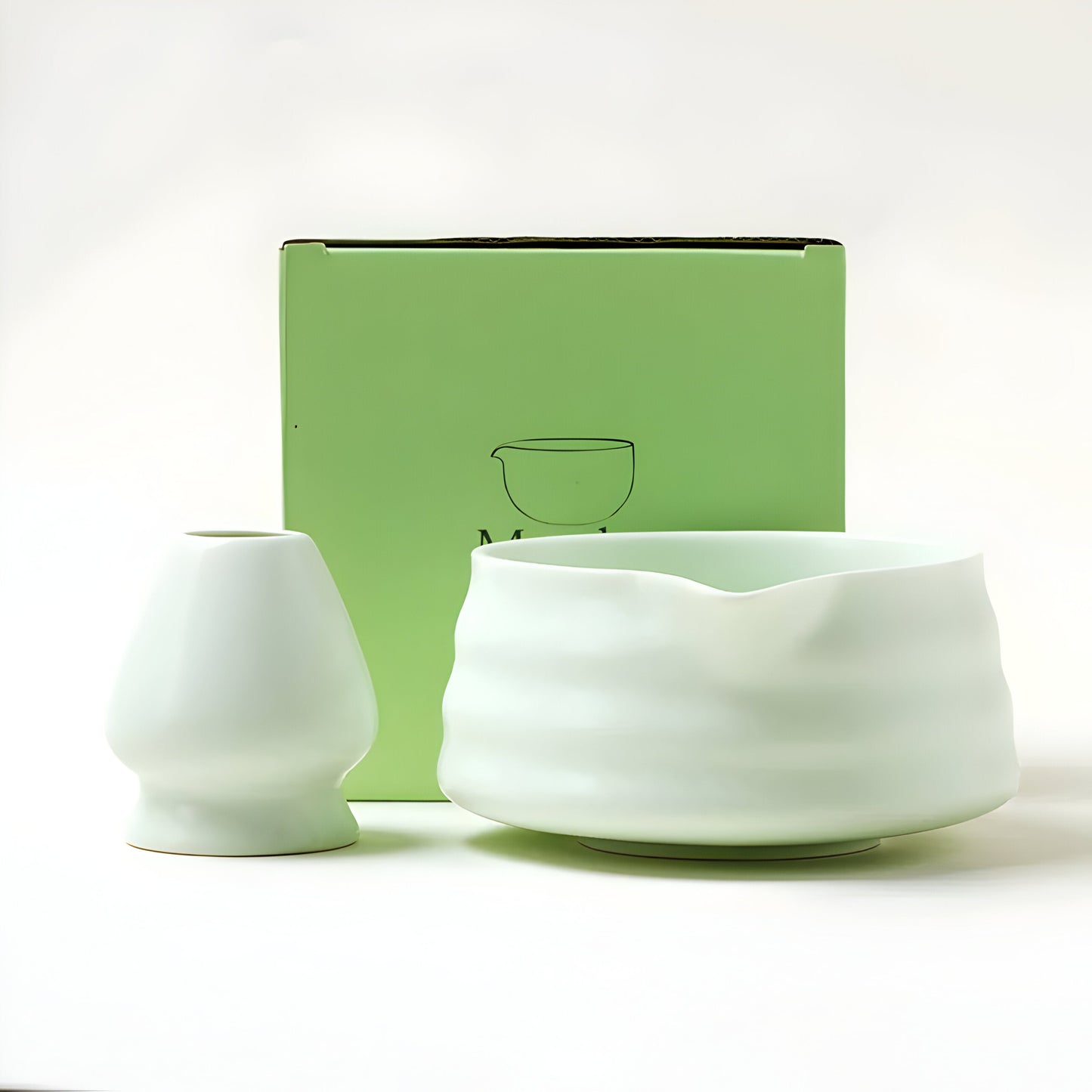 Matcha-set van keramiek – Een traditioneel Matcha-bereidingsset met kom, perfect om thuis te ontspannen.