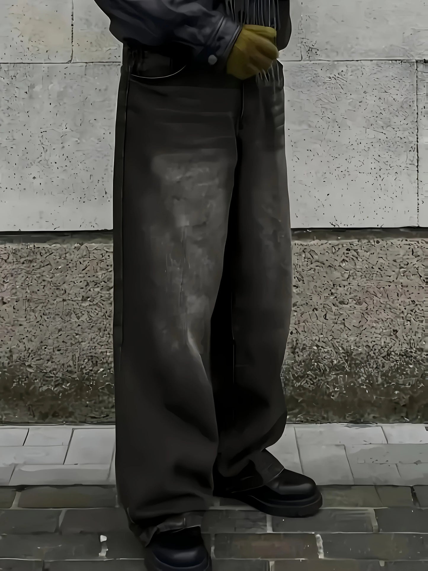 Baggy jeans voor heren – Wijde pijpen – Retro stijl – Comfortabele pasvorm