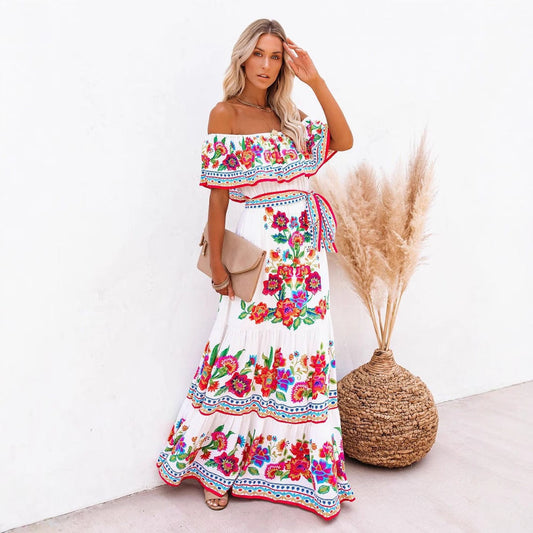 Maxi Jurk Zomer | Lange Jurk Dames | Perfect Voor Zonnige Dagen-3