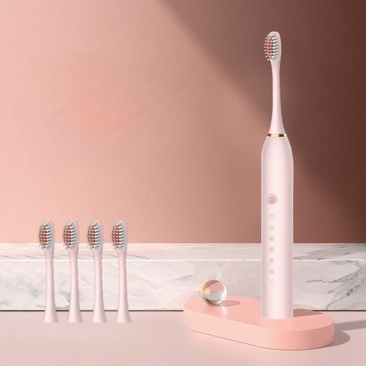 Sonic-tandenborstel voor vrouwen – Oplaadbaar – Hoge frequentie – Lange batterijduur