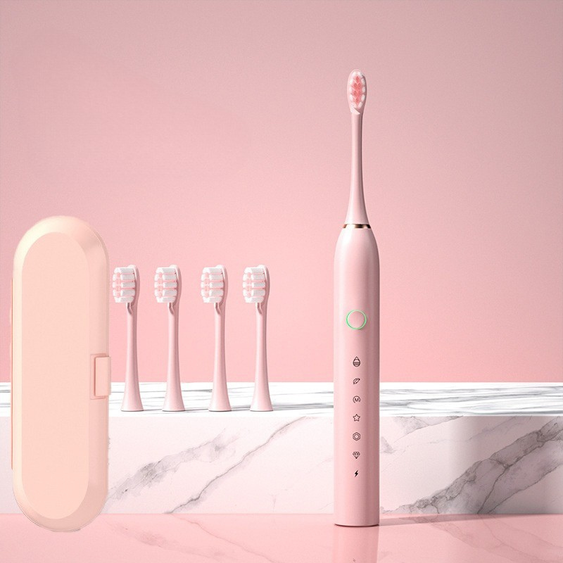 Sonic-tandenborstel voor vrouwen – Oplaadbaar – Hoge frequentie – Lange batterijduur
