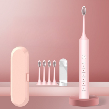 Sonic-tandenborstel voor vrouwen – Oplaadbaar – Hoge frequentie – Lange batterijduur