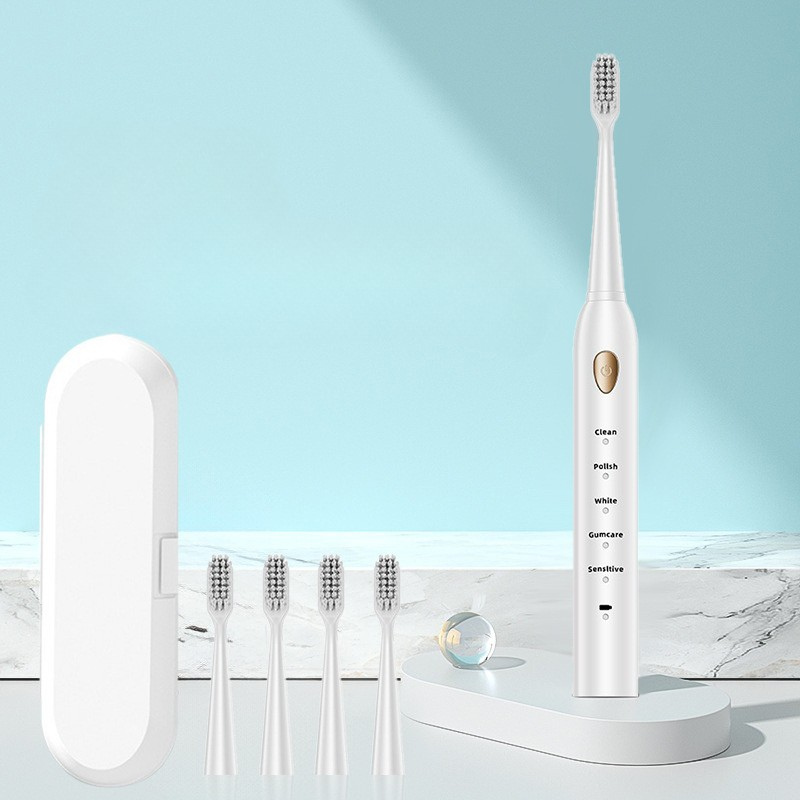 Sonic-tandenborstel voor vrouwen – Oplaadbaar – Hoge frequentie – Lange batterijduur