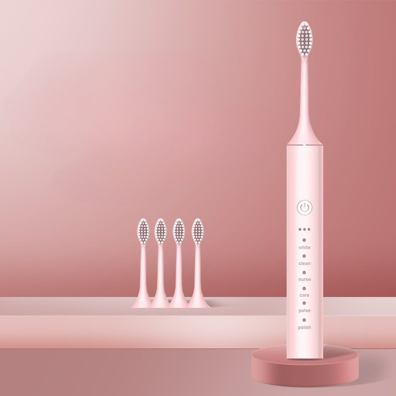 Sonic-tandenborstel voor vrouwen – Oplaadbaar – Hoge frequentie – Lange batterijduur