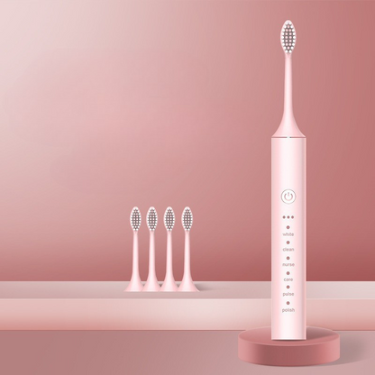 Sonic-tandenborstel voor vrouwen – Oplaadbaar – Hoge frequentie – Lange batterijduur