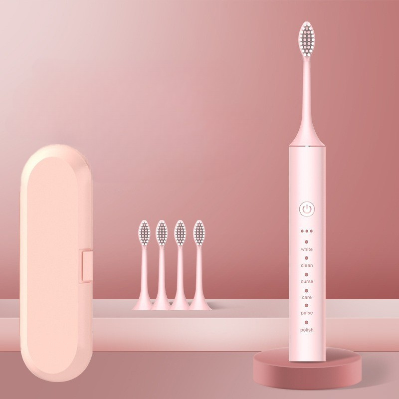 Sonic-tandenborstel voor vrouwen – Oplaadbaar – Hoge frequentie – Lange batterijduur