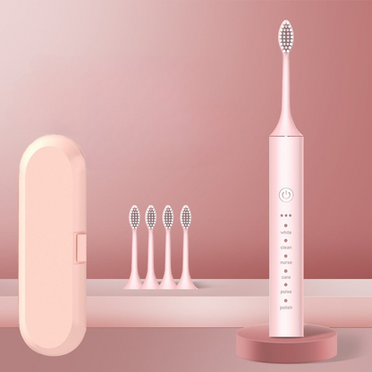 Sonic-tandenborstel voor vrouwen – Oplaadbaar – Hoge frequentie – Lange batterijduur