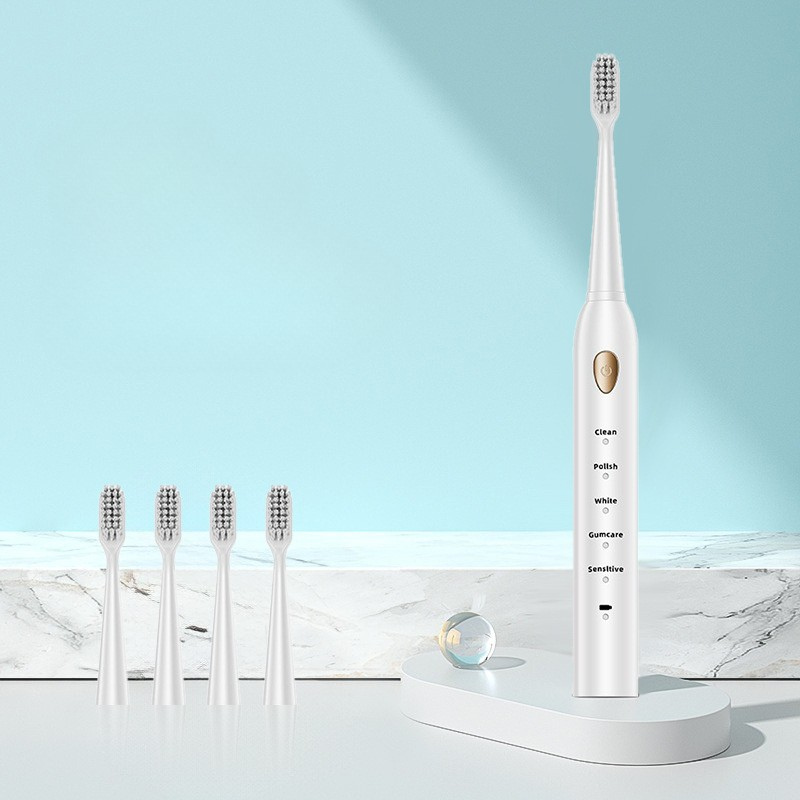 Sonic-tandenborstel voor vrouwen – Oplaadbaar – Hoge frequentie – Lange batterijduur