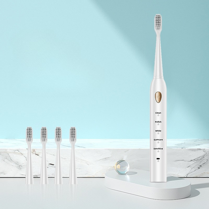 Sonic-tandenborstel voor vrouwen – Oplaadbaar – Hoge frequentie – Lange batterijduur