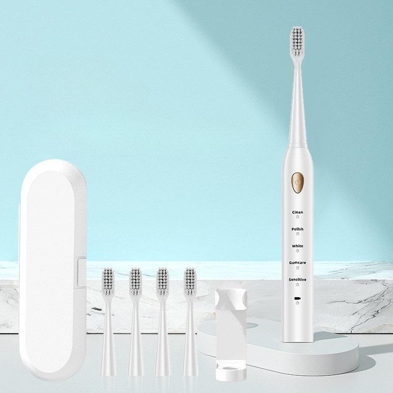 Sonic-tandenborstel voor vrouwen – Oplaadbaar – Hoge frequentie – Lange batterijduur