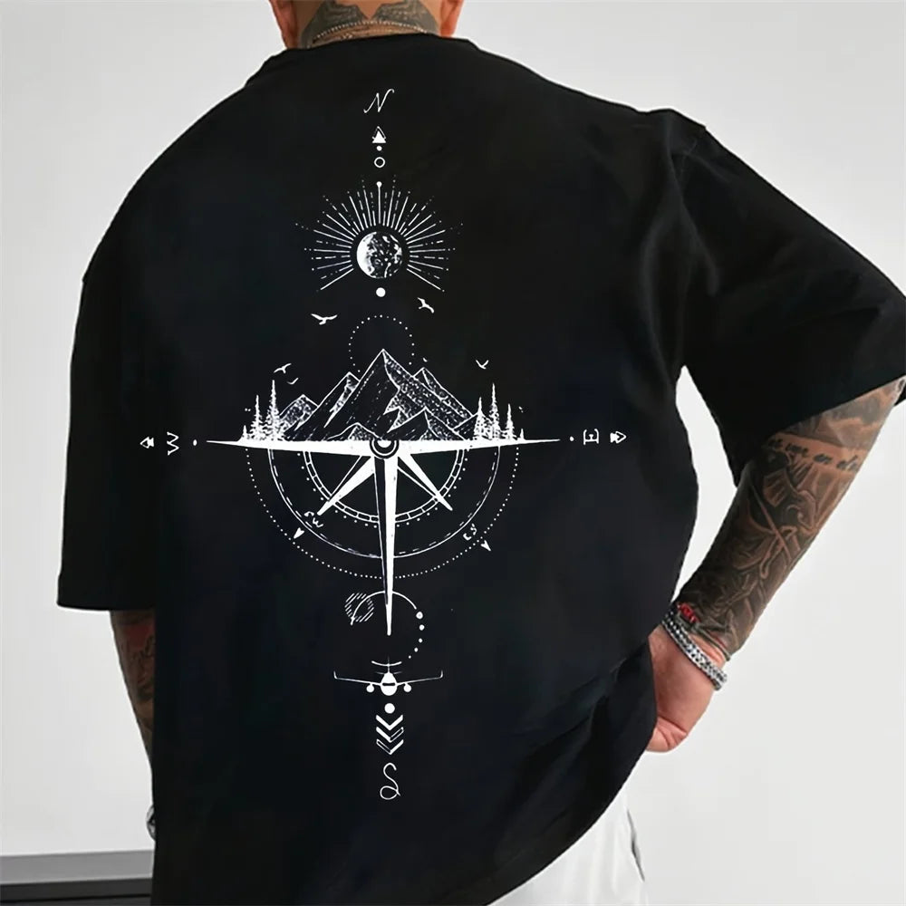 Heren T-shirt – Oversized pasvorm – Zachte stof – Trendy look