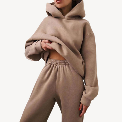 Oversized hoodie en joggingbroek voor dames – Ultrazachte katoenmix – Comfortabele en stijlvolle pasvorm