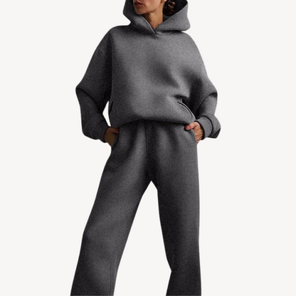 Oversized hoodie en joggingbroek voor dames – Ultrazachte katoenmix – Comfortabele en stijlvolle pasvorm