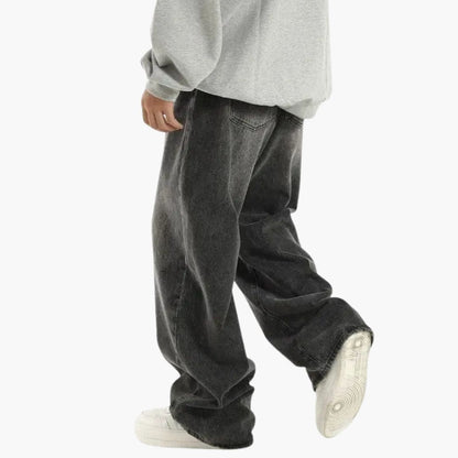 Oversized Zwart Street Jeans