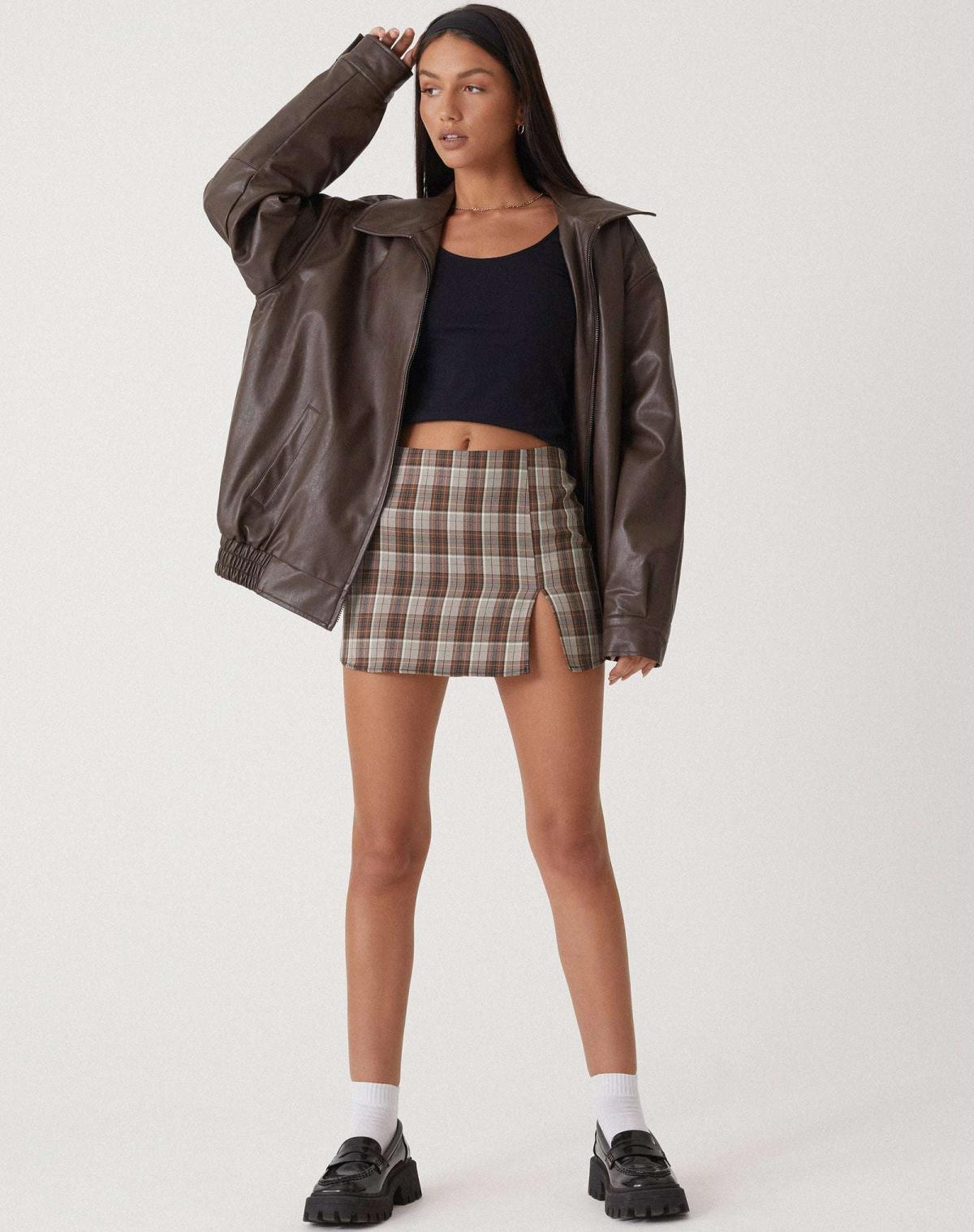 Oversized leren damesjas - stijlvol en modern