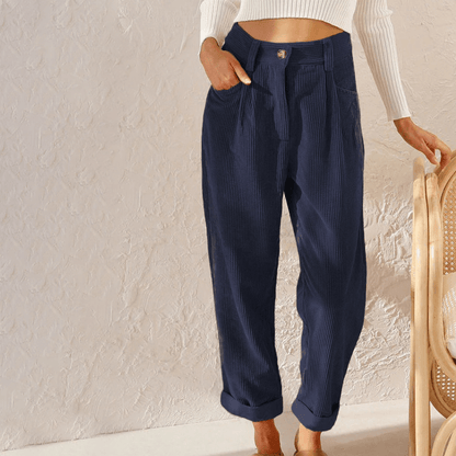 Damesbroek – Casual ontwerp – Flexibel materiaal – Moderne afwerking