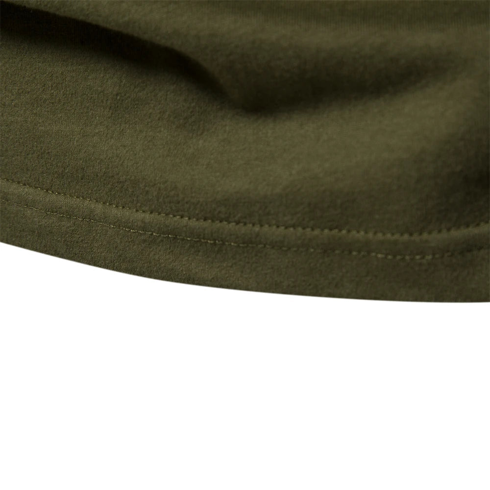 Heren shirt met lange mouwen – Slim fit – Comfortabel katoen – Contrasterende mouwen